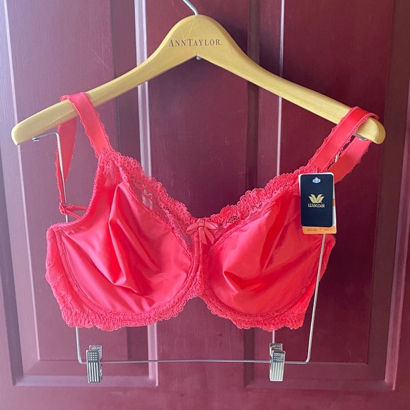 Wacoal Vibrant Red Lace Bra - Picture 1 of 8